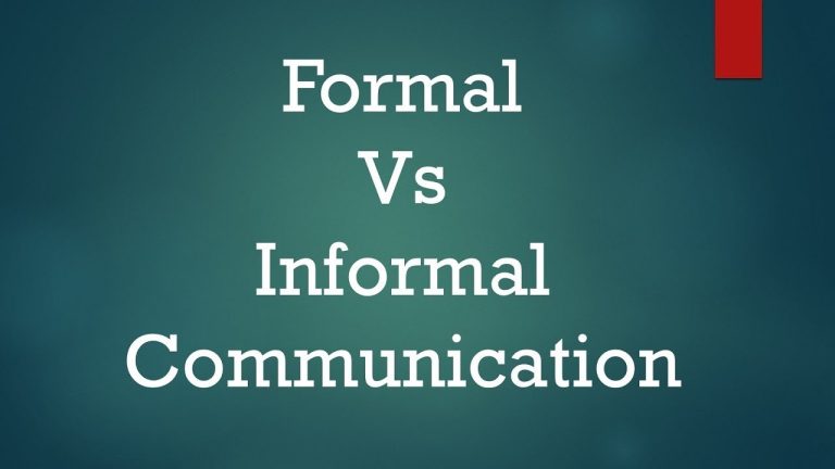 What is Informal Communication?