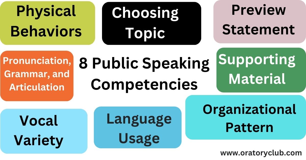 8 Public Speaking Competencies by NCA You Need to Know Oratory Club