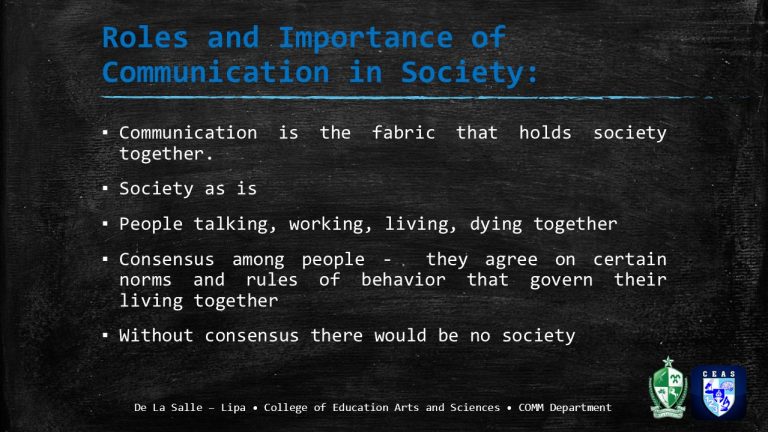 Why is Communication Important to Society?
