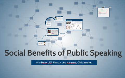 Social Benefits of Public Speaking
