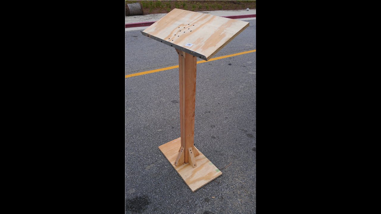 How to Build a Lectern Podium