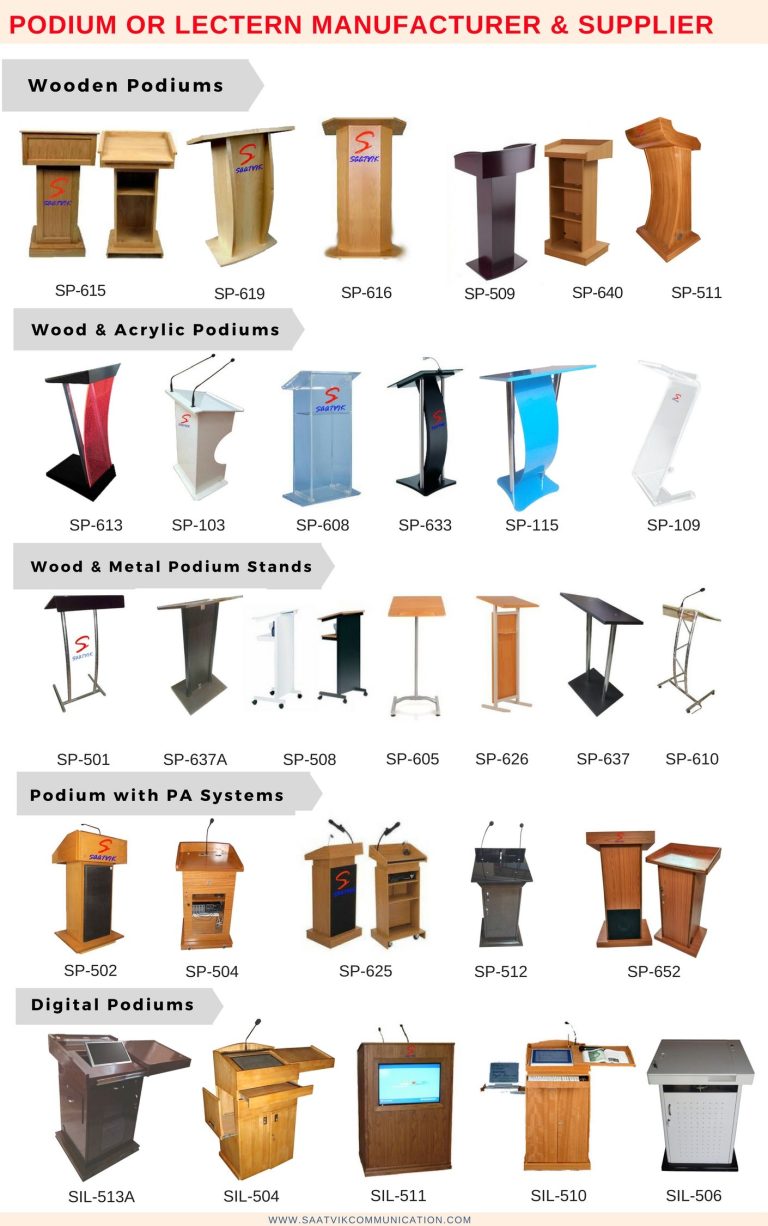 Lectern Vs Podium Vs Dais