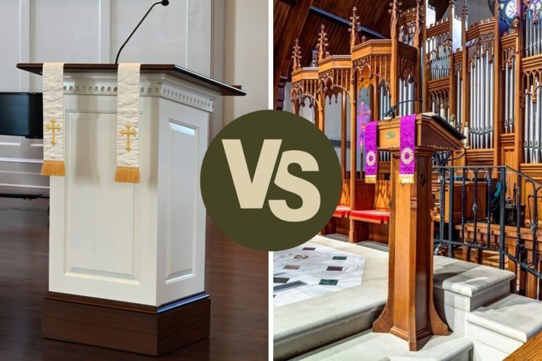 Lectern Vs Pulpit