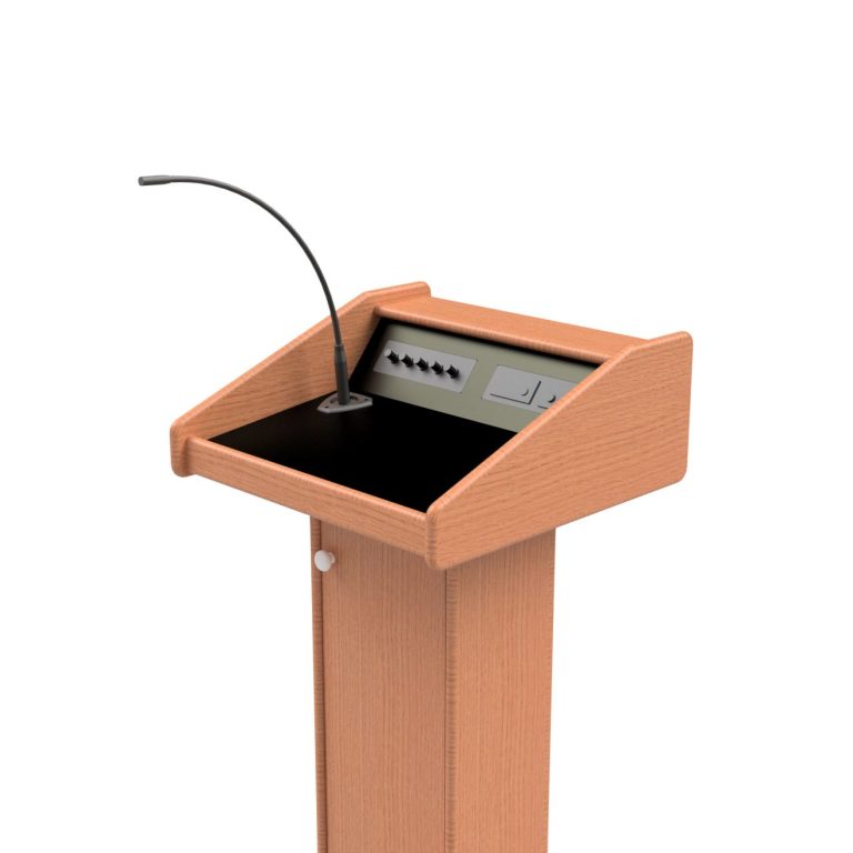 Portable Lectern With Sound System