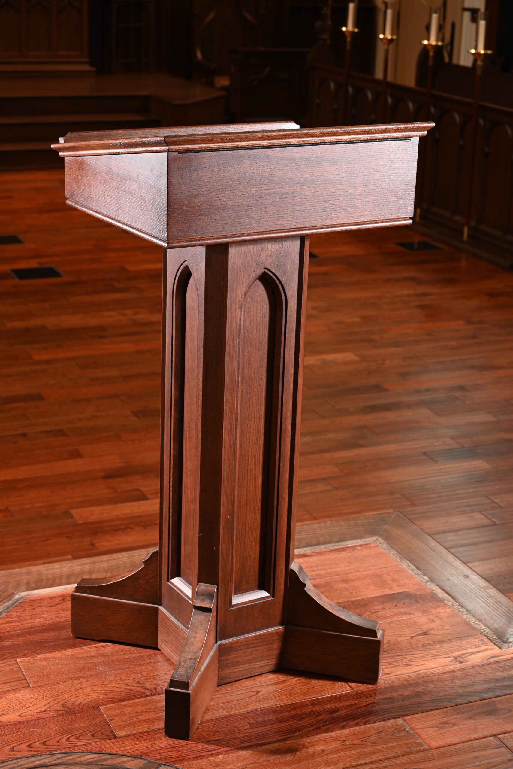 Wood Pulpit Podium