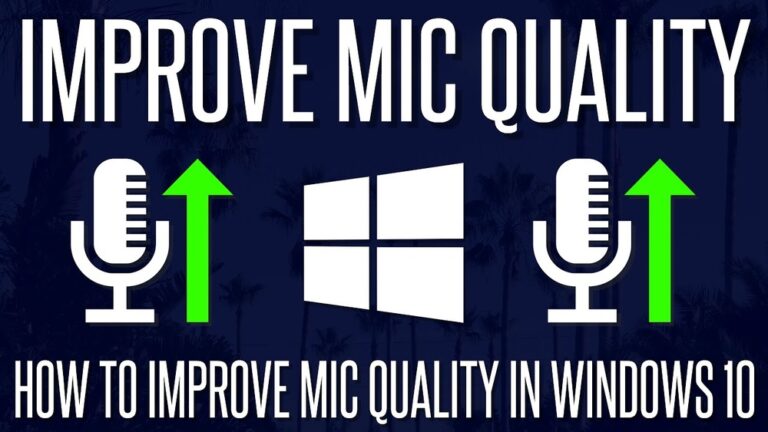 How to Improve Microphone Quality