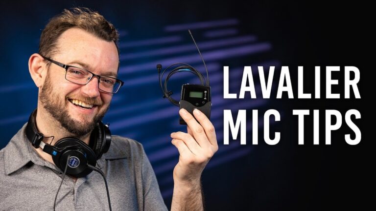 When to Use a Lavalier Microphone